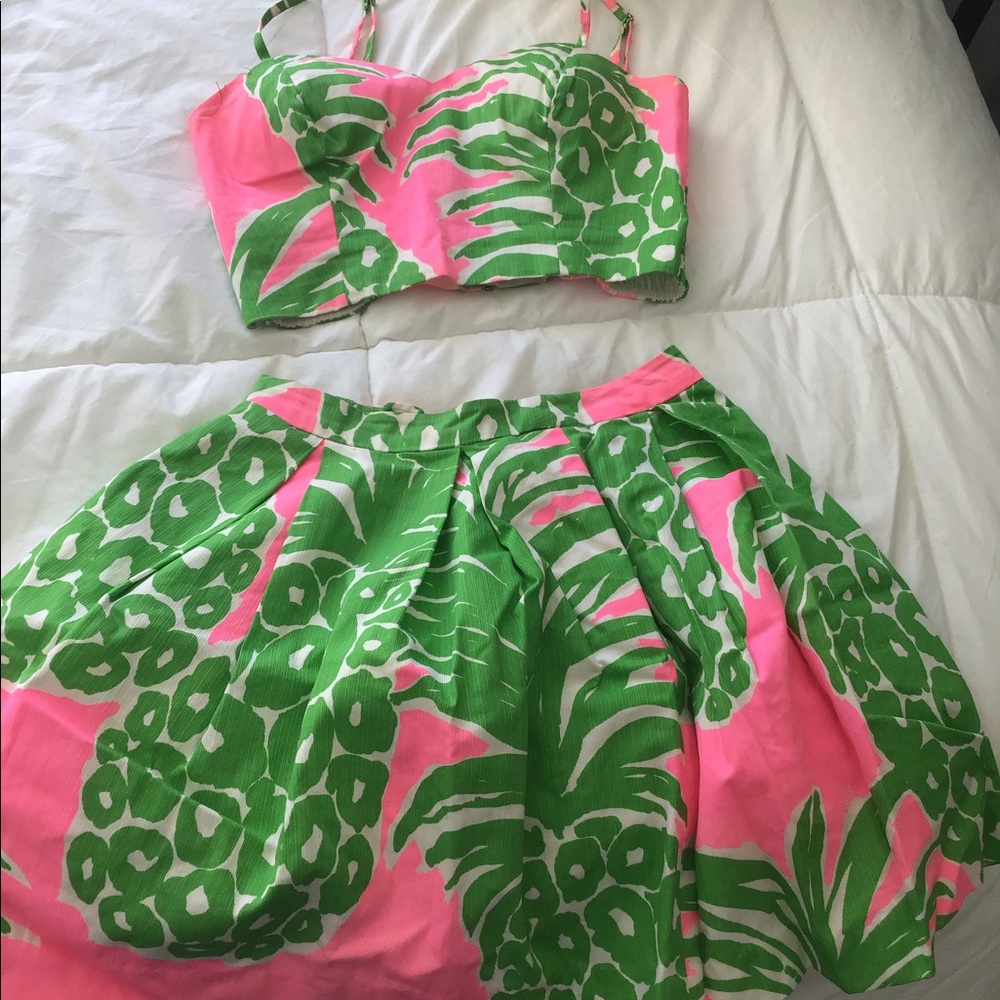 Lily Pulitzer Two Piece Dress Size 0